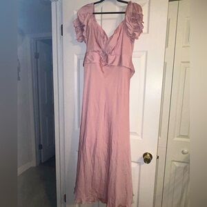 NWT Esther & Co pink maxi dress